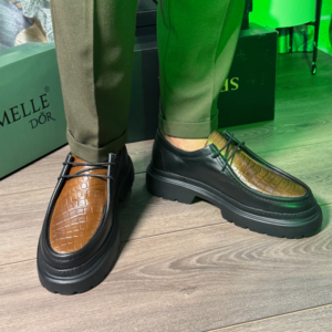 Croco Cuir chaussure - SM98